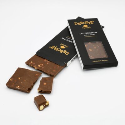 tablette chocolat noisette - chocolat au lait
