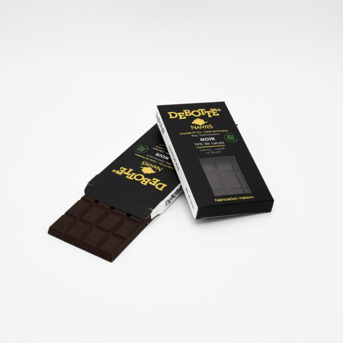 tablette chocolat bio noir 74% grand cru République Dominicaine