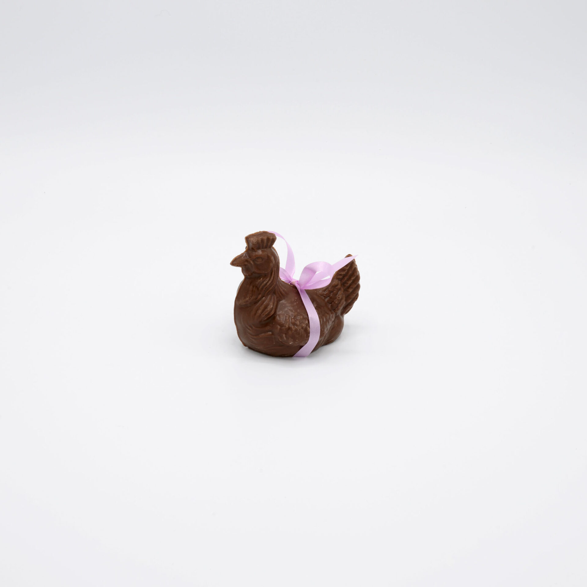 petite poule en chocolat